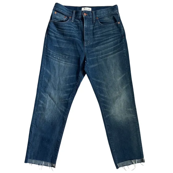 Madewell‎ The Perfect Vintage Jeans Faded Indigo Wash Cool Step Hem Size 29 - Image 4