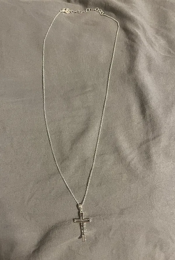Silpada Silver Cross Necklace - Image 2