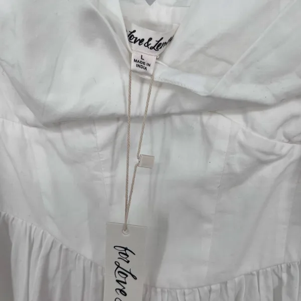 For Love & Lemons Jocelyn Midi Dress Womens Sz Large - Image 8