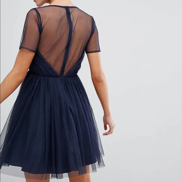 ✨ ASOS Tulle Mini Dress with Sheer Sleeve✨ - Image 5