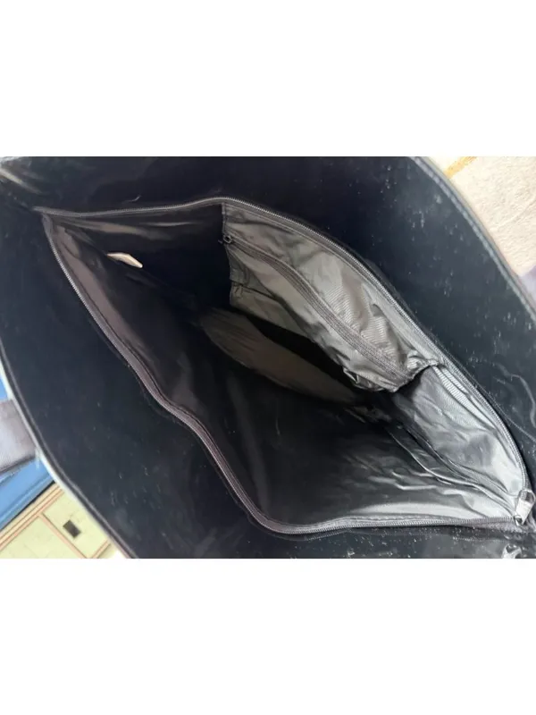 CHRISTIAN DIOR Vintage Tendre Poison Black Tote Bag NEW NWT - Image 6