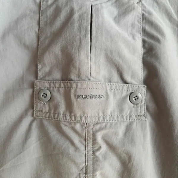 PATAGONIA Women's Size 8 Skort Skirt Mini Nylon Outdoors‎ Gray Pockets - Image 3
