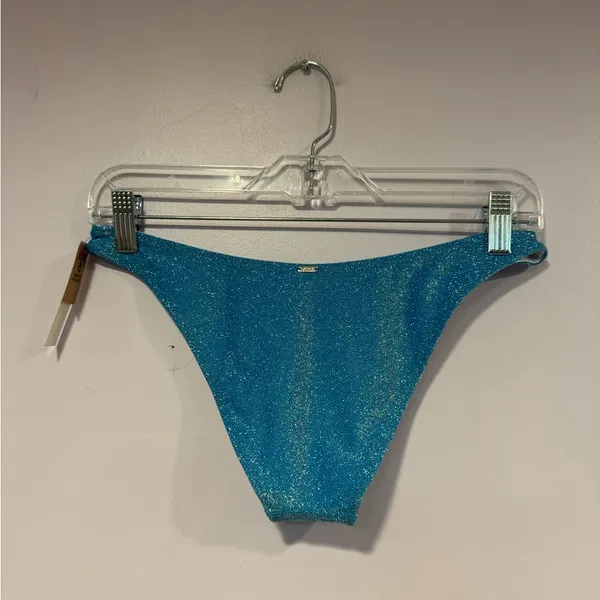 NWT blue sparkle PINK Victoria’s‎ Secret bikini bottoms - Image 4