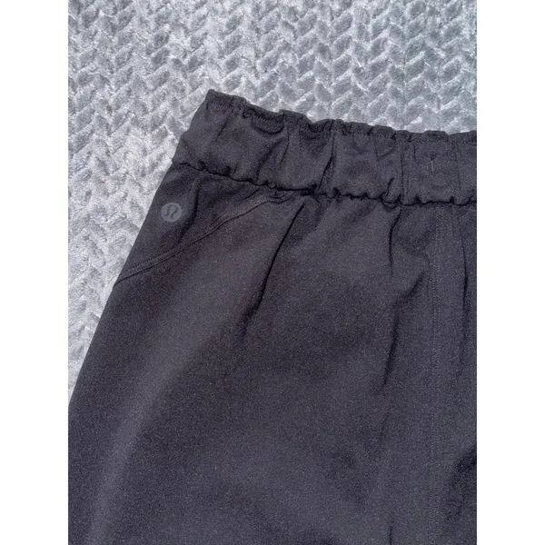Lululemon‎ Women's Jogger Pants On The Fly Luxtreme Black Size 6 - Image 7