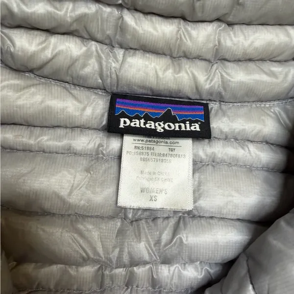✨Patagonia Nano Puff Vest Women’s XS Gray Full Zip Outdoor‎ Lightweight✨ - Image 3