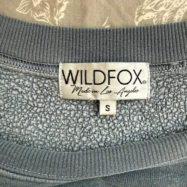Wildfox Gray Graphic Sweatshirt - Image 4