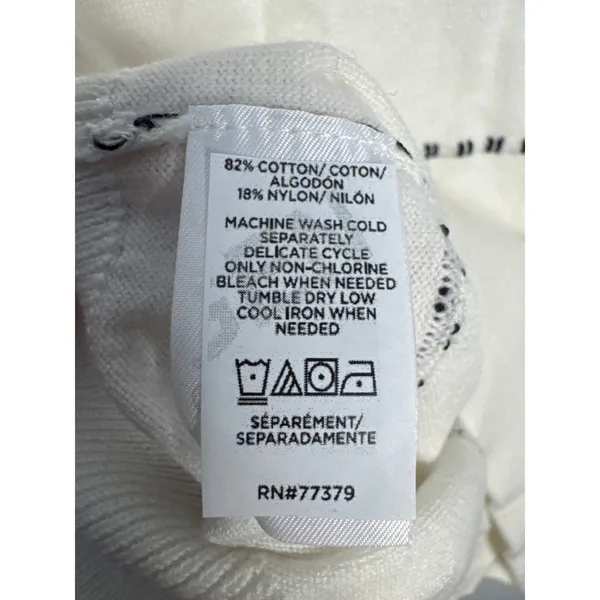 Brand New Ann Taylor Women's Size Small Winter White Pullover Sweater - Image 5