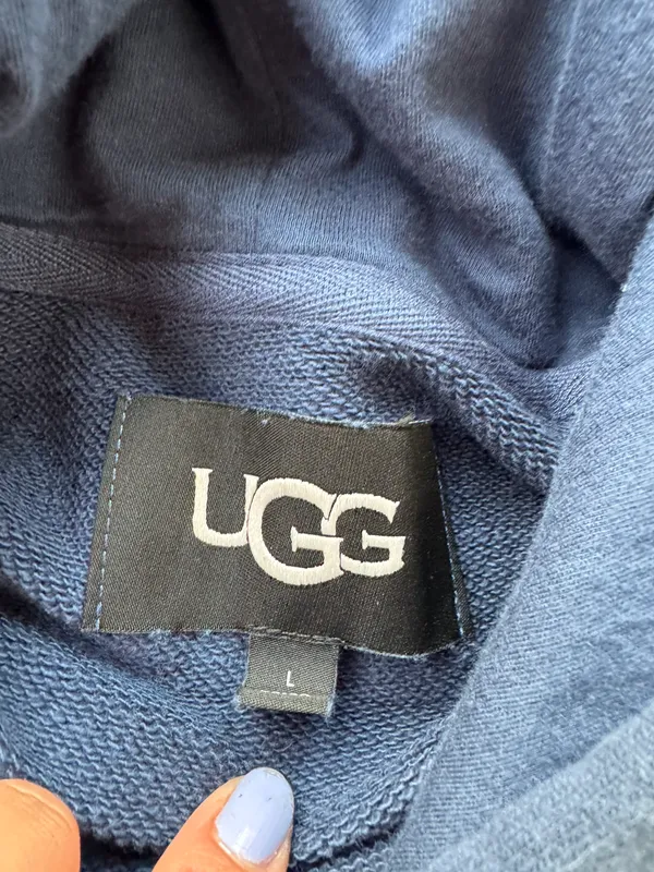 UGG, navy cropped hoodie - Image 2