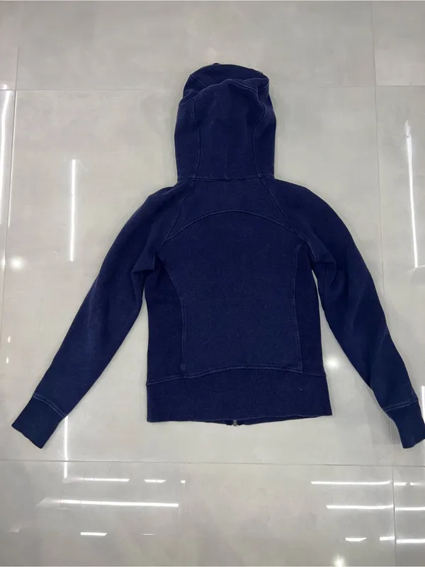 Lululemon Scuba Hoodie *Light Cotton Fleece Heathered Hero Blue - Image 9