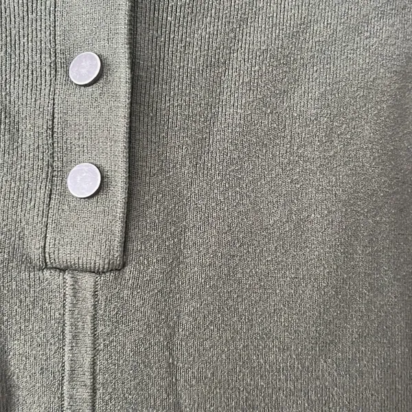 Anthropologie Daily Practice Moss Green Knit Dress Size Small - Image 5