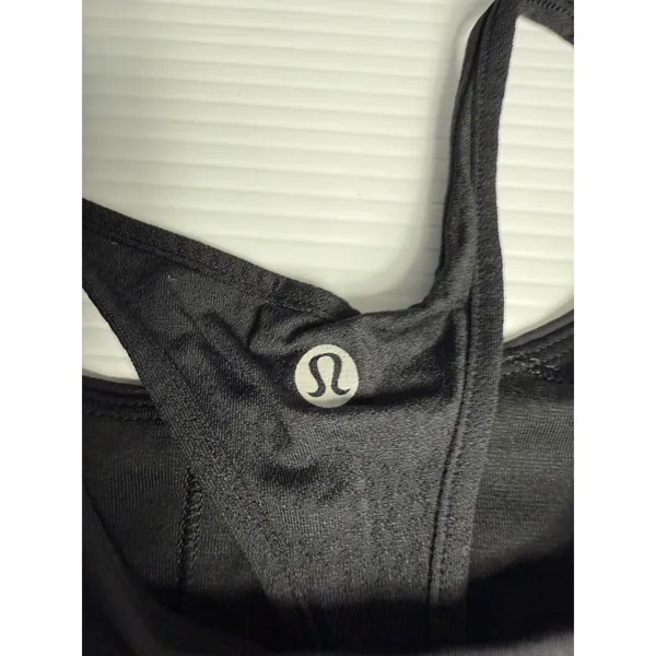 Lululemon Athletica Black Workout‎ Tank Top Athletic Exercise Activewear - Image 6
