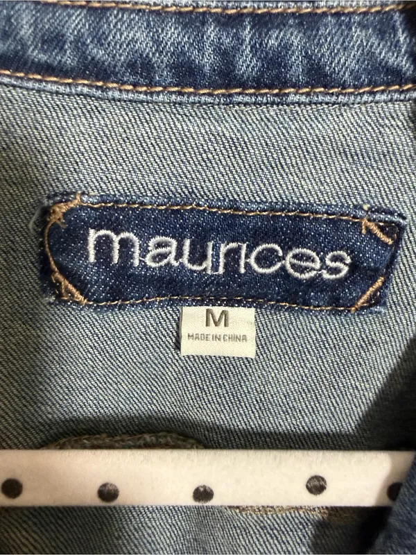 Maurice’s Denim Jean Jacket with side ties - Image 5