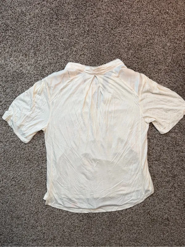 Anthropologie TINY Eliana Embroidered Floral Top Ivory Small NWT - Image 10
