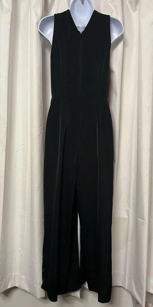 Donna Karan Women’s Black Halter Jumpsuit (No Belt) Size 6 - Image 2