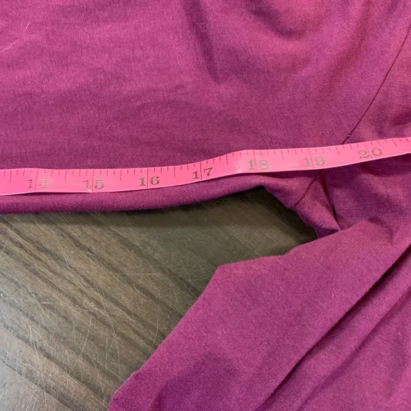 Pact One Shoulder Midi Dress‎ XS Purple Organic Cotton Stretch Long Sleeve - Image 16