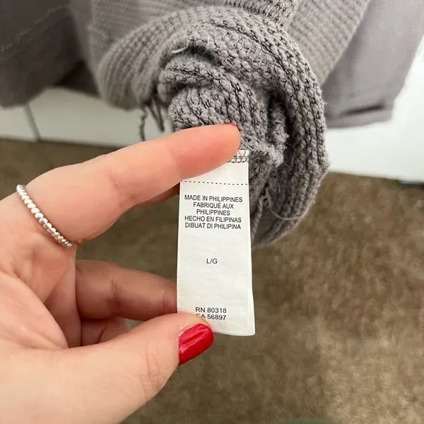 Lucky Brand Textured Sweater. Size Large - Image 6