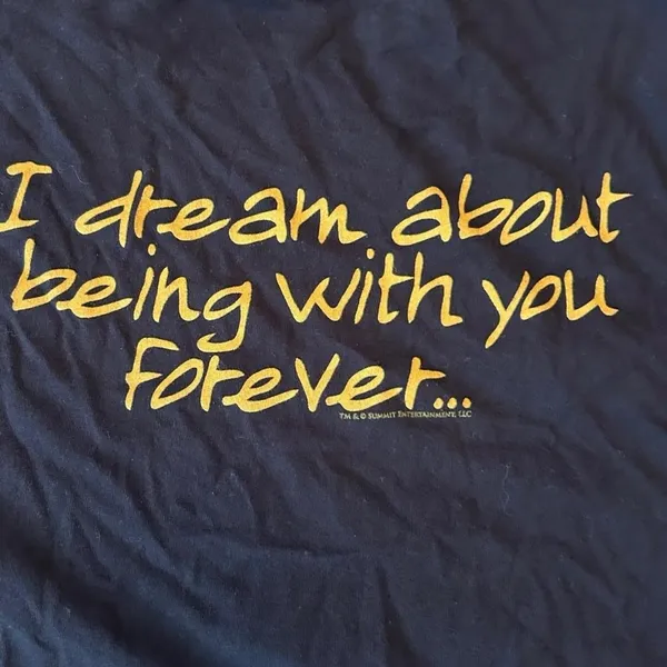 Rare Vintage Twilight Prom Scene T-Shirt “I Dream About Being With You Forever” - Image 3