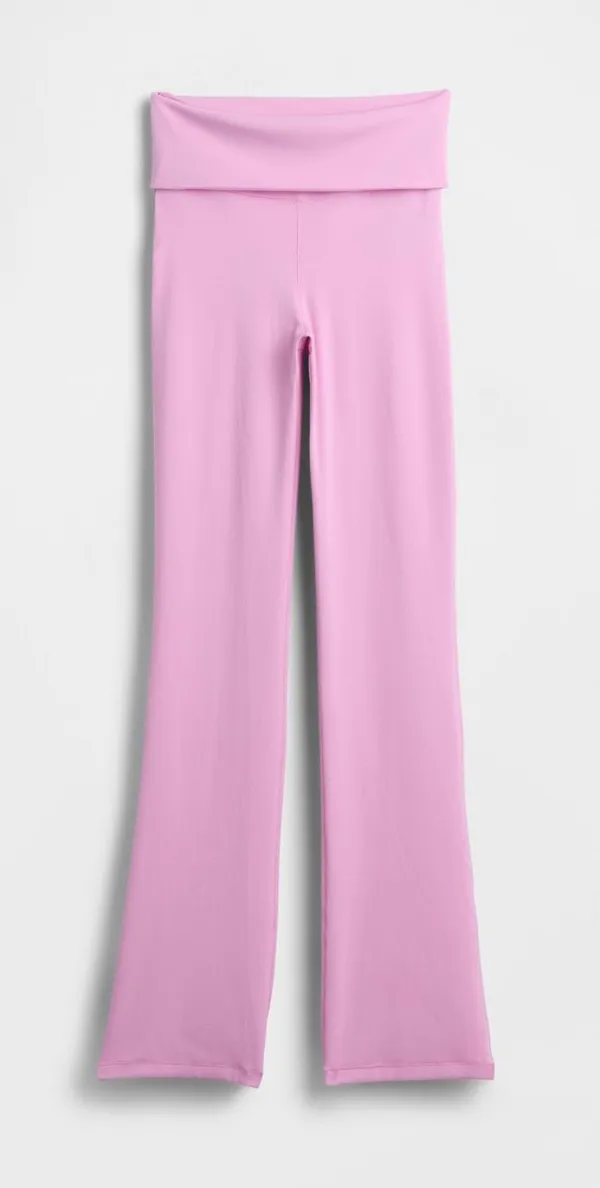 Gap Smooth Foldover Mini Flare Leggings - Image 3