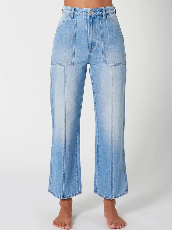 ROLLA'S Heidi High-Rise Straight Leg Jeans - 27 - Image 13