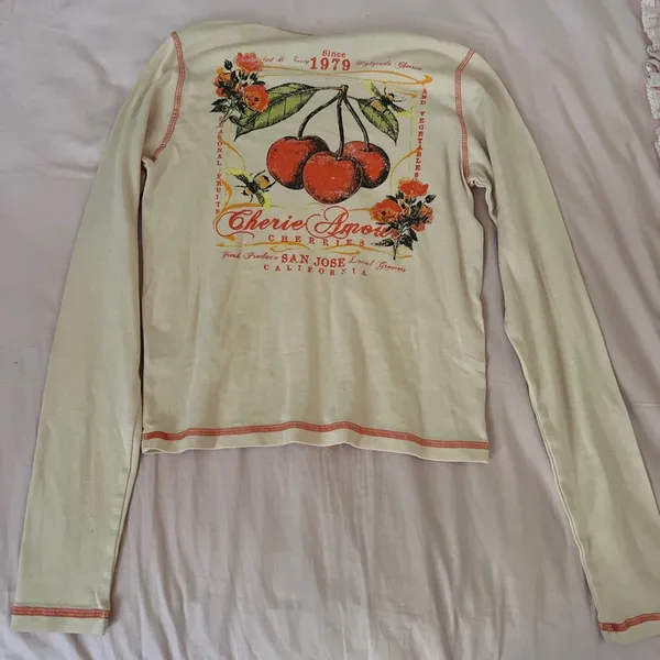 Urban Outfitters Cherie Amour Long Sleeve Baby Tee - Image 5