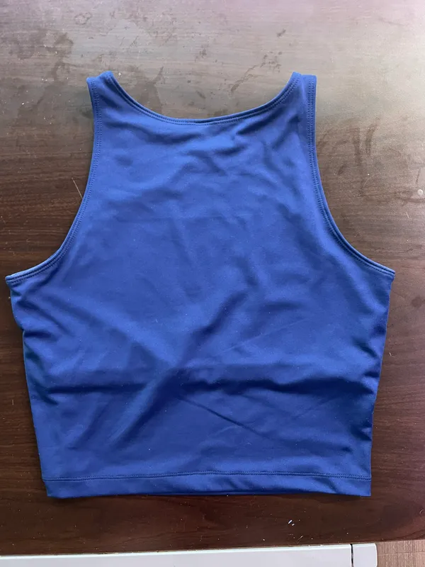 Michigan Crop Top Blue Size M - Image 2