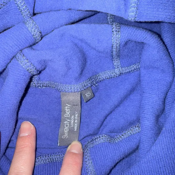 Sweaty Betty women’s escape‎ luxe fleece long sleeve hoodie sweatshirt XS - Image 6