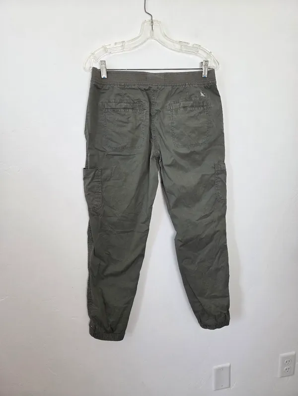Eddie Bauer Women's Laid-back Twill Jogger Pant Dark Cool Green Size 8 Medium - Image 5