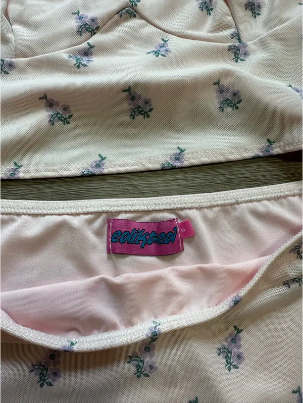 Edikted baby pink floral set - Image 4