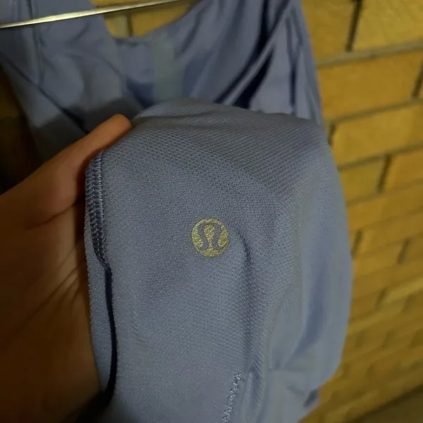 Lululemon Flow & Go Tank Top Lullaby Blue/Purple Unpadded Bra Size 4 - Image 6
