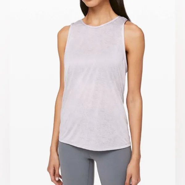 Lululemon Soul Stride Tank Iced Iris‎ size Medium - Image 2