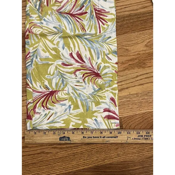 Land N Sea Pants Women S Linen Blend Floral‎ Tropical Wide Leg Hawaiian Ankle - Image 7