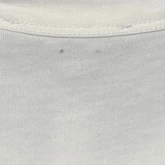 Madewell Top Womens 2XS White‎ Crewneck T Shirt Cotton Jersey Tee Basic NS581 - Image 9