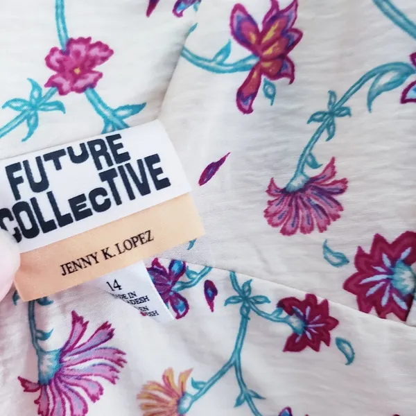 Revolve Future Collective Floral Empire Strappy Maxi Dress - Image 11