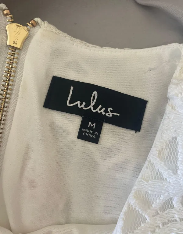 Lulus White Dress - Image 3