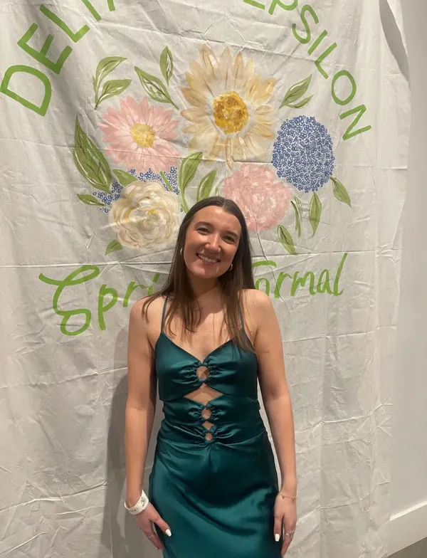 Shareen Teal Formal Dress - Image 3