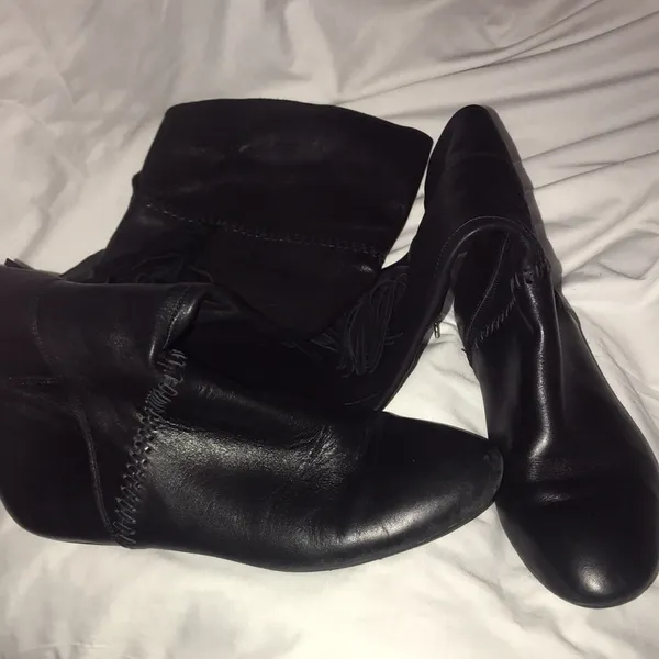 House of Harlow 1960 39.5 knee fringes boots - Image 8