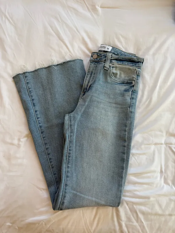 Just Black Denim Mid Rise Flare Jeans - Image 8