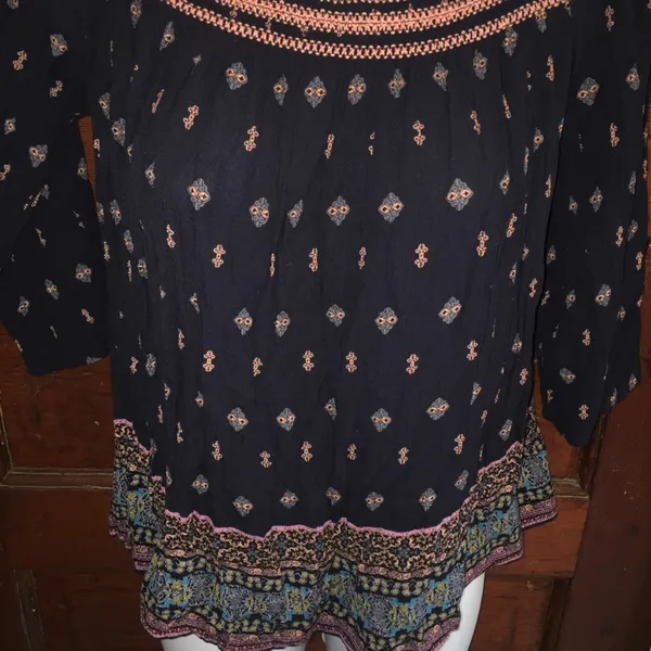 Xhilaration Open Shoulders & Long Sleeve Blouse - Image 3