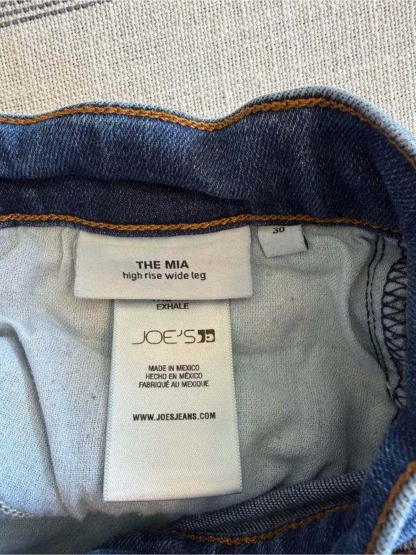 Joe’s Jeans The Mia High Rise Wide Leg Jeans Size 30 - Image 5