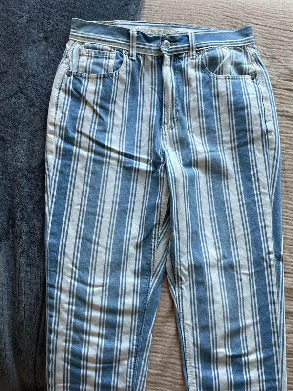 Striped American Eagle Jeans - Image 2