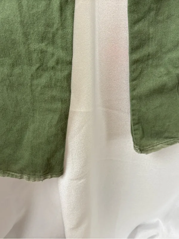 Altard state green cargo wide leg cotton Pants‎ Size Medium EUC - Image 5