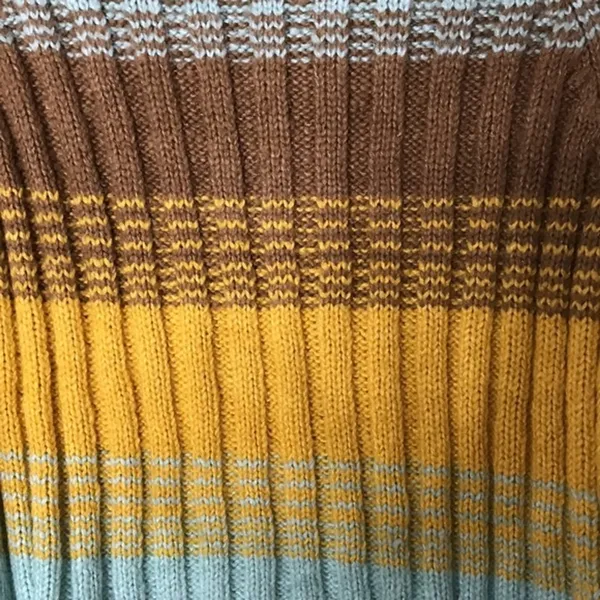 Urban outfitters BDG colorblock strip mock neck pullover sweater XS S - Image 7