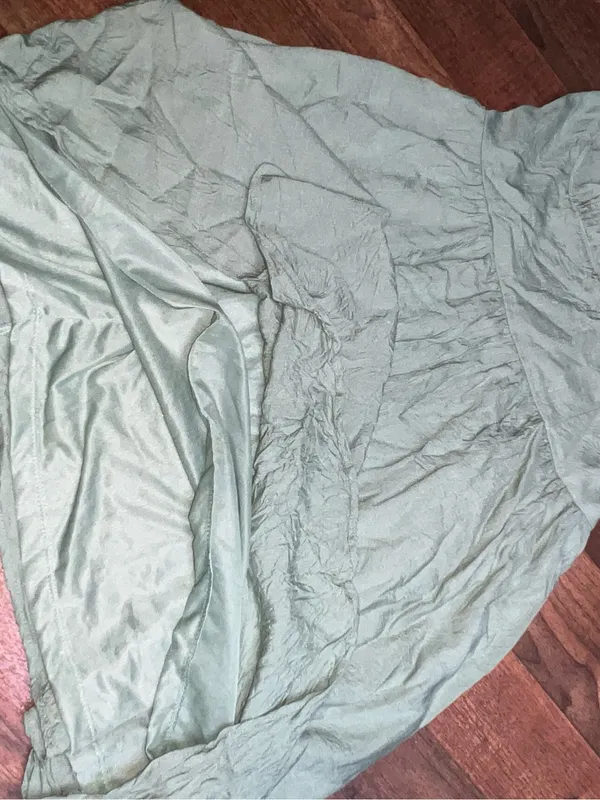 Aeropostale Olive Green Spaghetti Strap Mini Dress medium - Image 4
