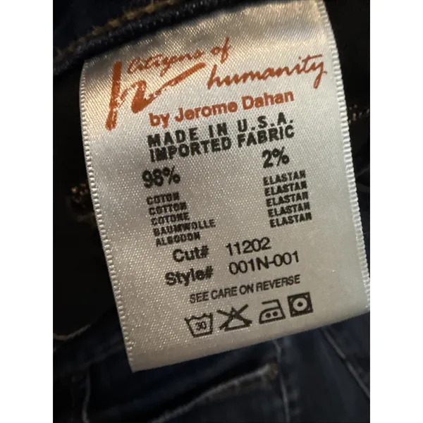Women's Citizens Of Humanity Sz 27 Long Tall Kelly Low Rise Bootcut Jeans Y2K - Image 9
