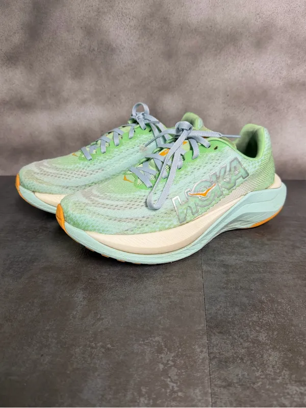 Hoka One One Mach X Women's Light Green Running Shoes 1141451 Size 7.5B - Image 2