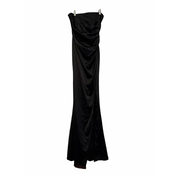 BABYBOO Safiya Black Strapless Gown - Size S - Image 2