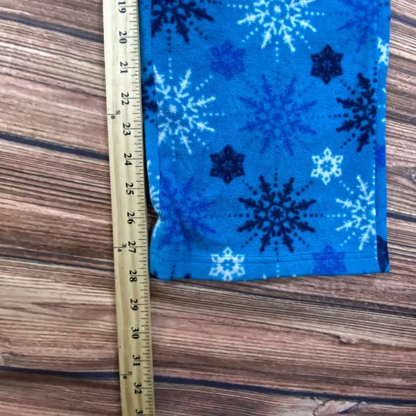 Old Navy Christmas Pajama Pants Womens S Blue Bear Snowflake Winter Lounge - Image 7