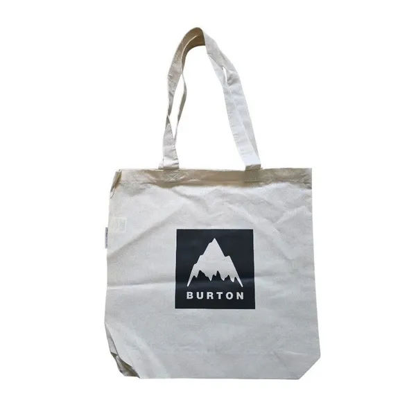 Burton Cotton Reusable Bag Snowboarding Shopper Travel Tote Graphic 14"x14" - Image 5
