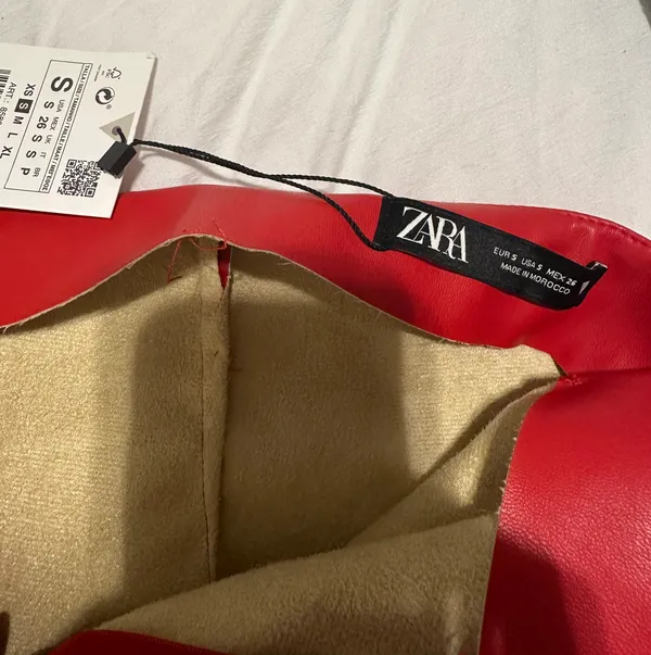 ZARA Leather Skirt - Image 3