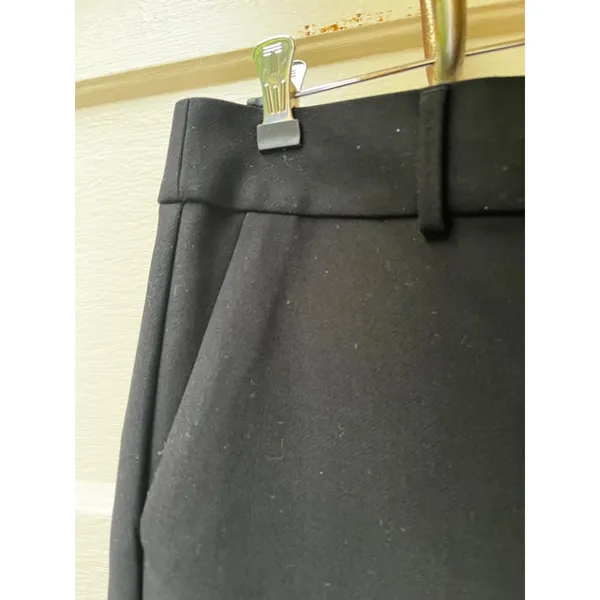 LOFT Slim Fit Black Career Office Pants Dress Pants trousers with stretch - Image 8